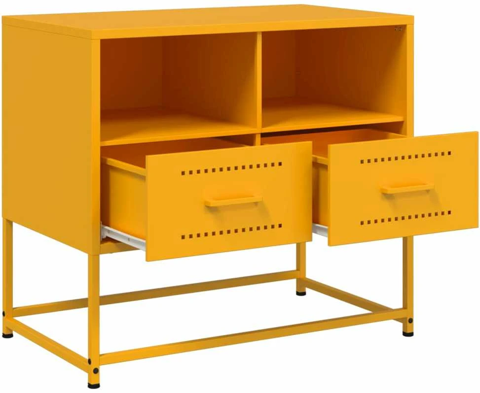 TV staliukas Televizoriaus spintelė, garstyčių, 68x39x60,5cm, plienas