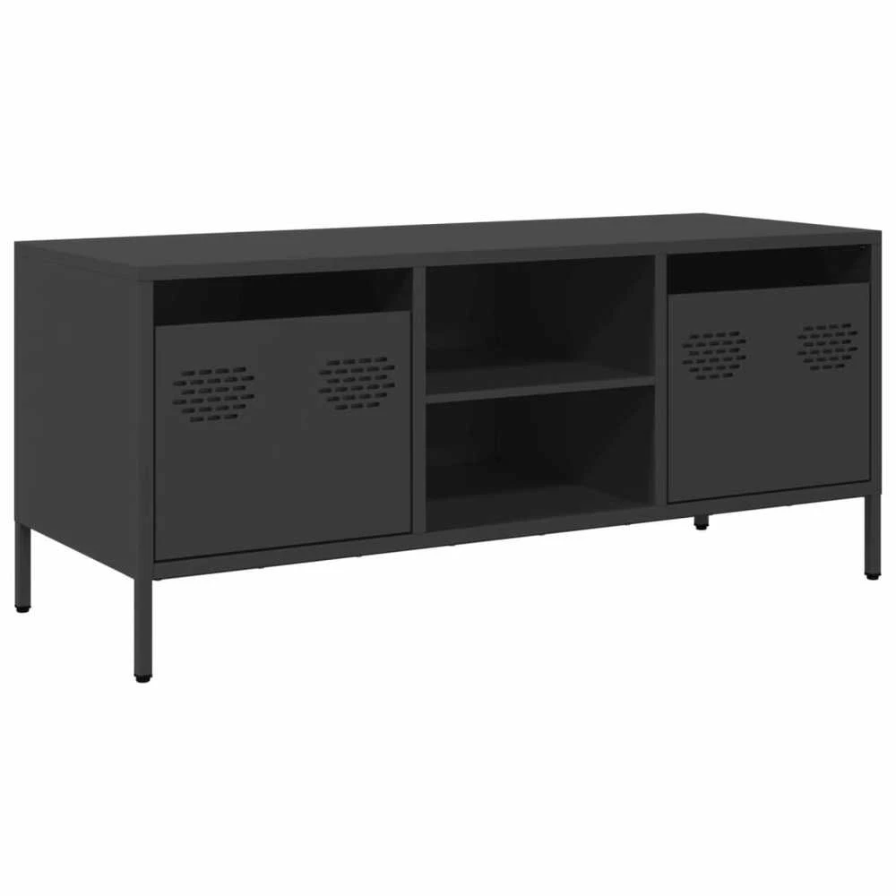 TV staliukas Televizoriaus spintelė, juoda, 101,5x39x43,5cm, plienas