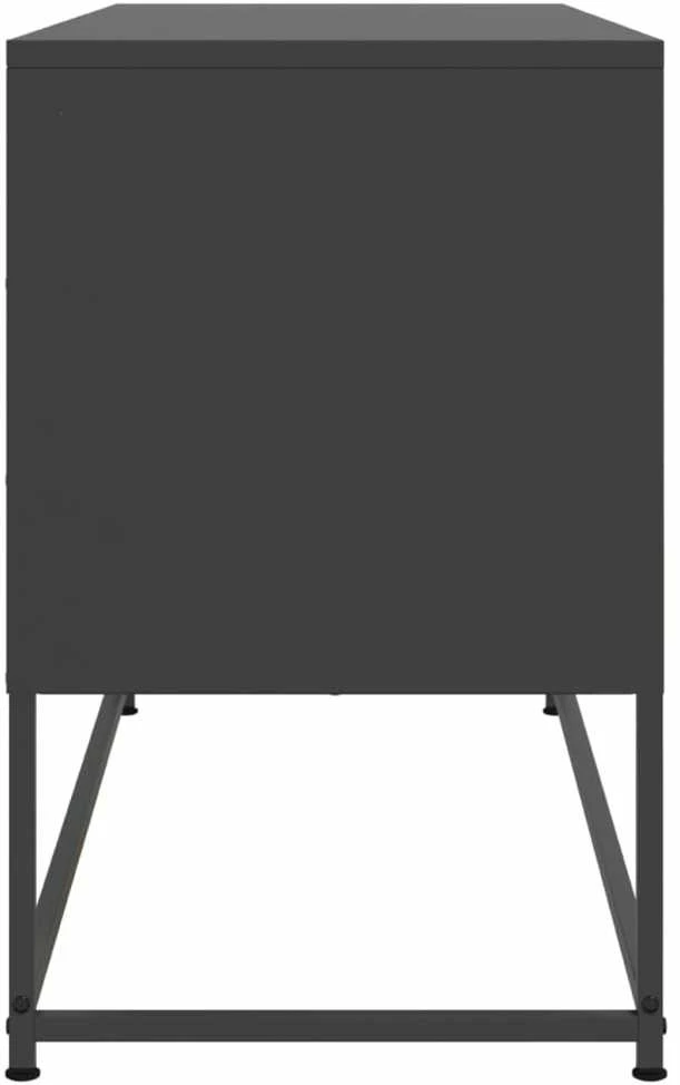 TV staliukas Televizoriaus spintelė, juoda, 100,5x39x60,5cm, plienas