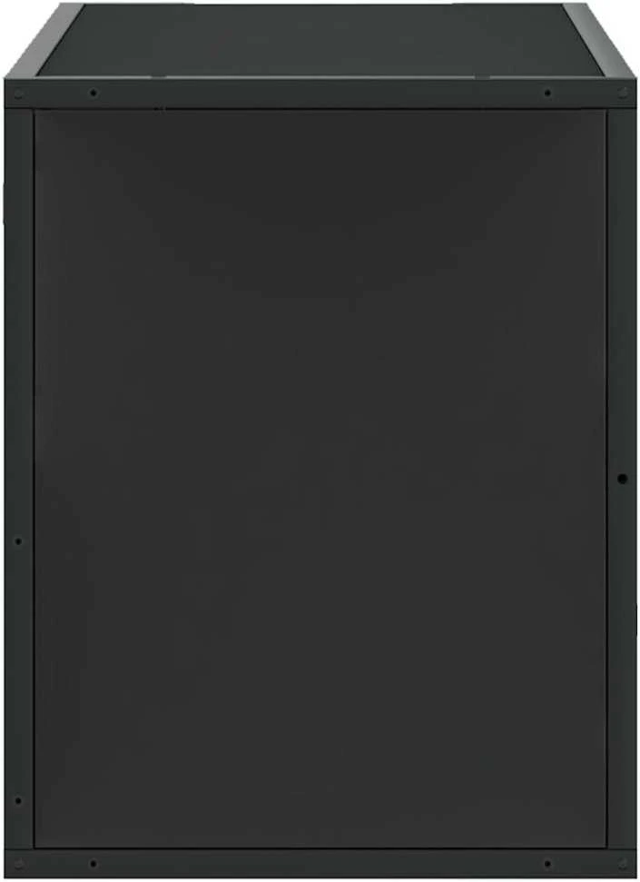 TV staliukas Televizoriaus spintelė, juoda, 80x31x39,5cm, mediena/metalas