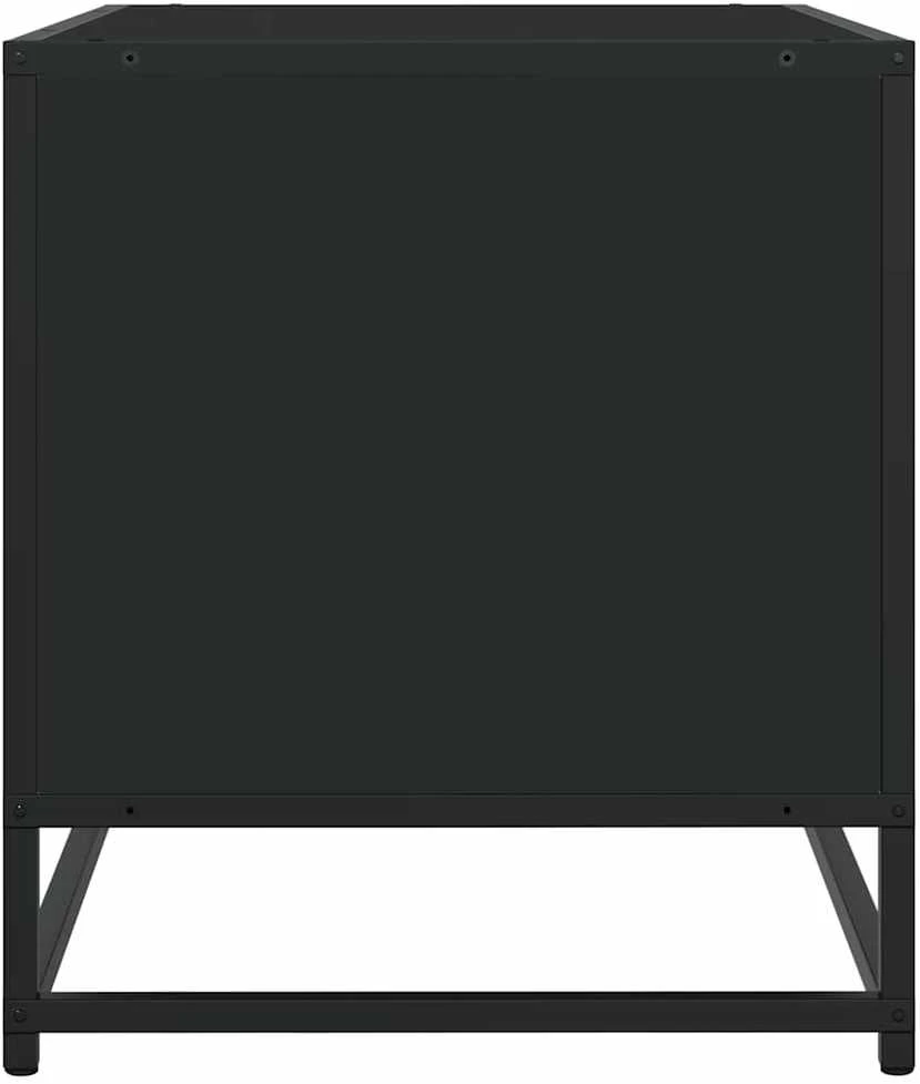 TV staliukas Televizoriaus spintelė, juoda, 270x40x46cm, apdirbta mediena