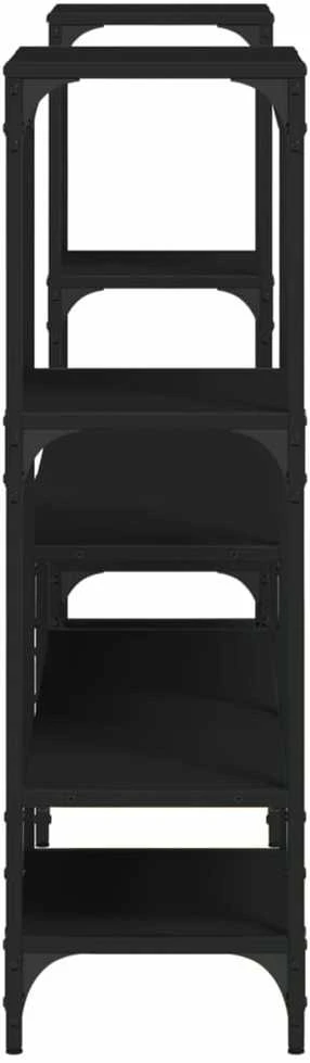 TV staliukas Televizoriaus spintelė, juoda, 206,5x28,5x95cm, mediena