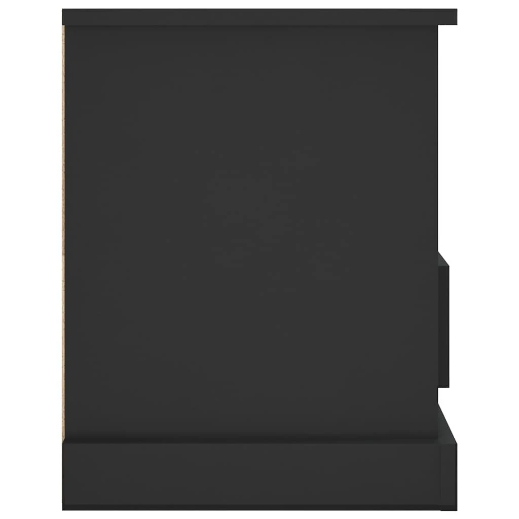 TV staliukas Televizoriaus spintelė, juoda, 93x35,5x45cm, apdirbta mediena