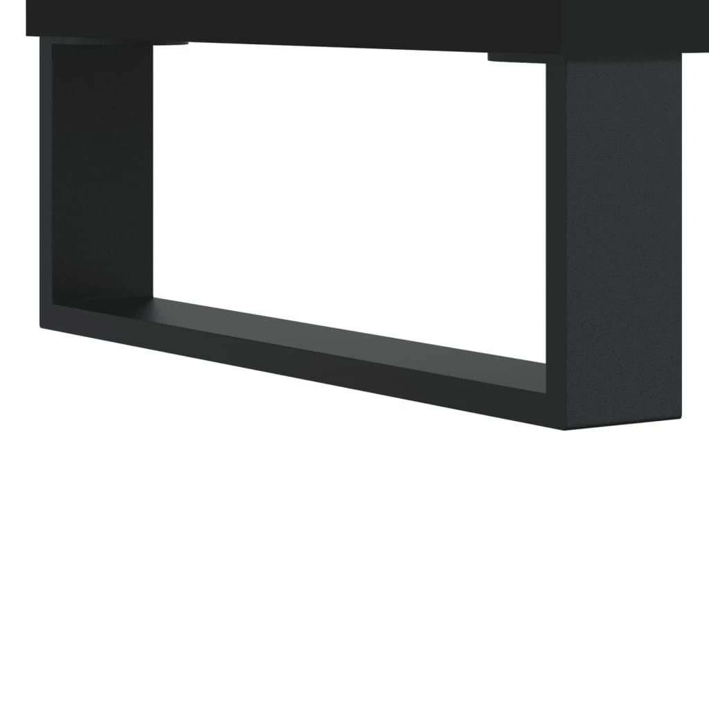 TV staliukas Televizoriaus spintelė, juoda, 102x36x50cm, apdirbta mediena
