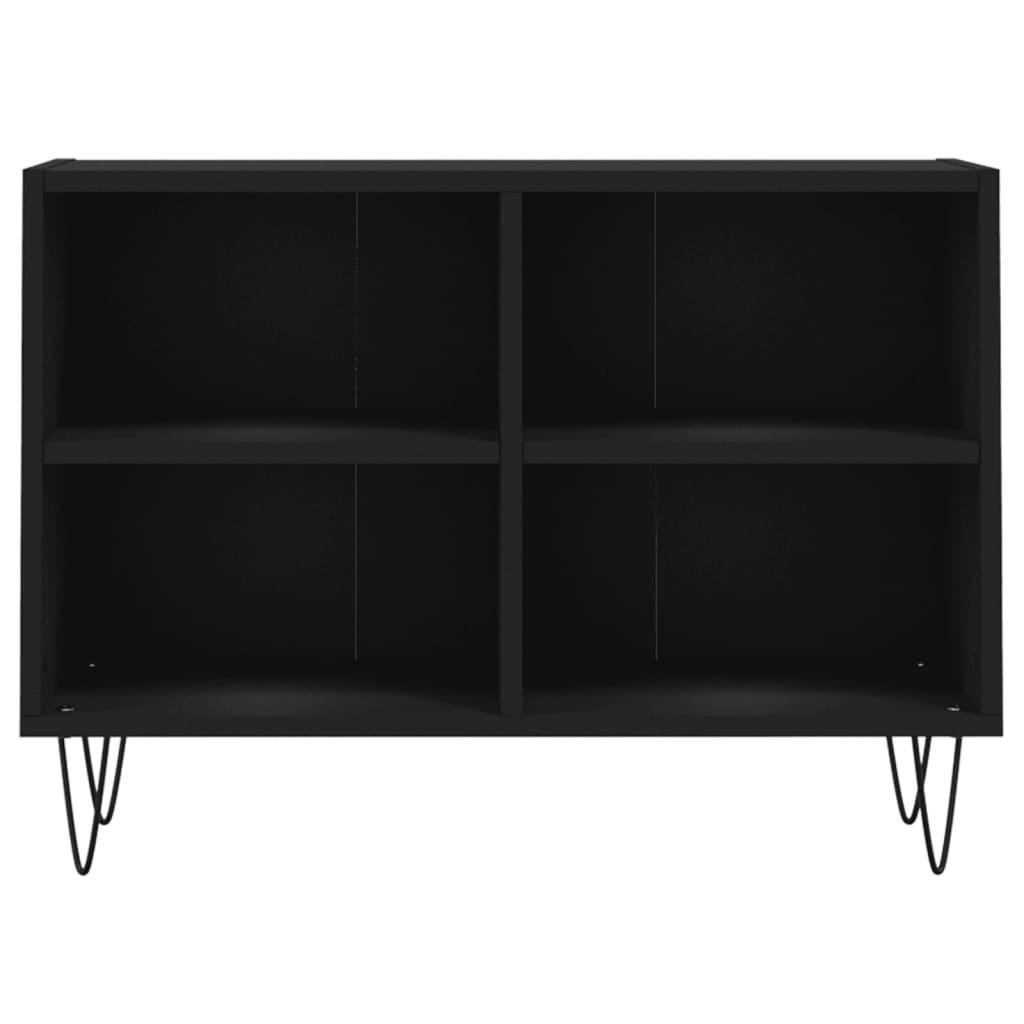 TV staliukas Televizoriaus spintelė, juoda, 69,5x30x50cm, apdirbta mediena