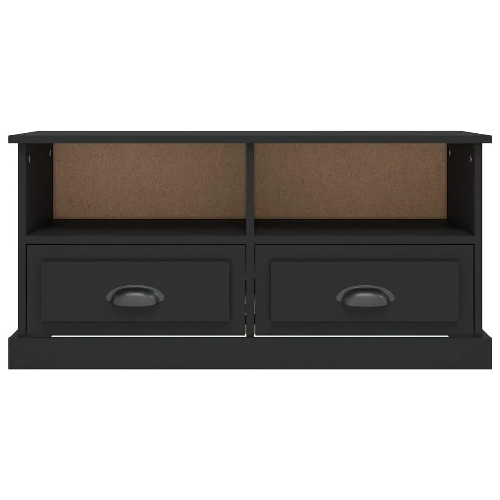 TV staliukas Televizoriaus spintelė, juoda, 93x35,5x45cm, apdirbta mediena