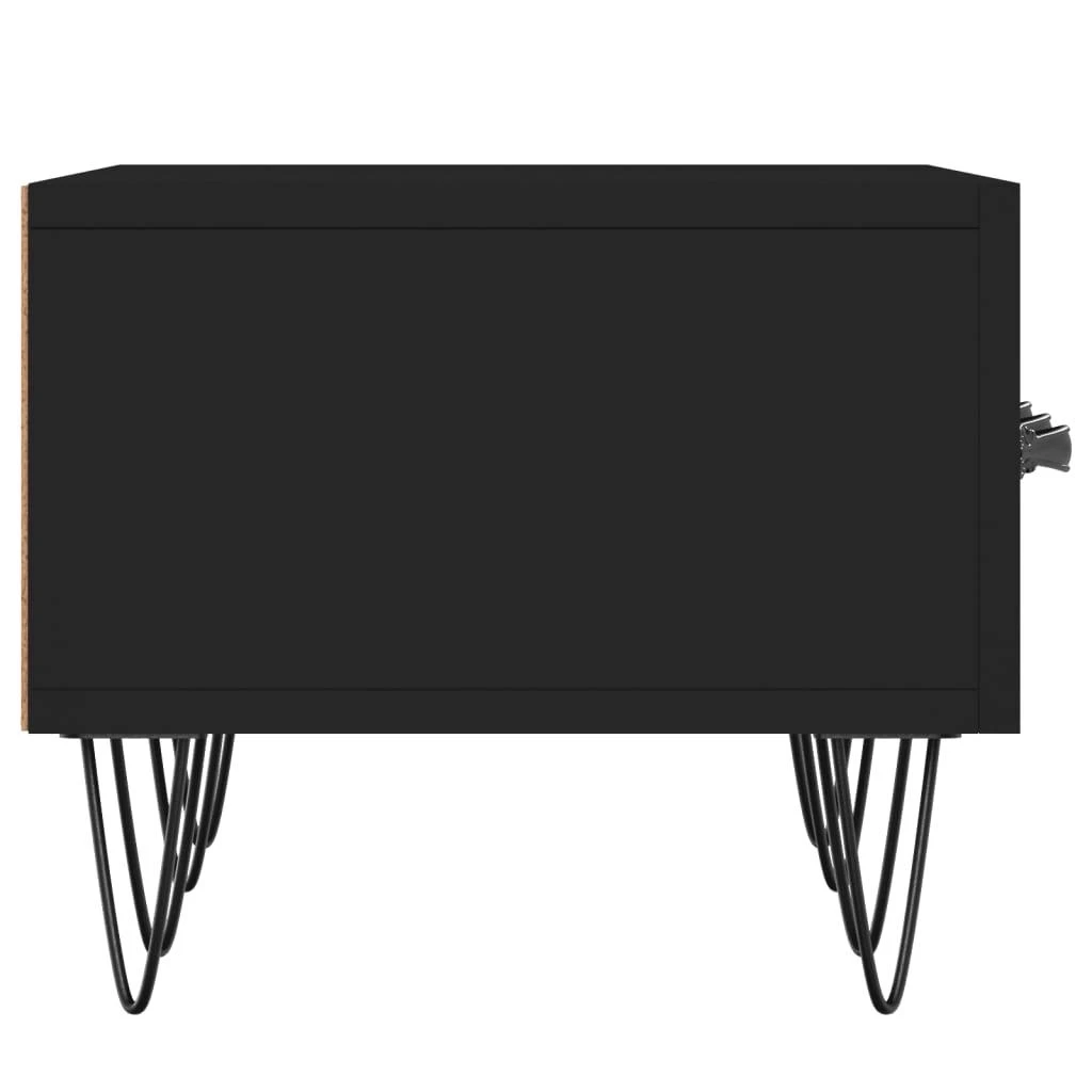 TV staliukas Televizoriaus spintelė, juoda, 150x36x30cm, apdirbta mediena