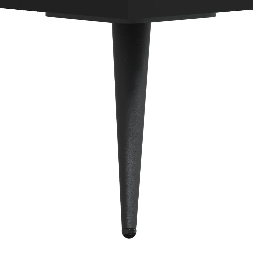 TV staliukas Televizoriaus spintelė, juoda, 150x30x44,5cm, apdirbta mediena