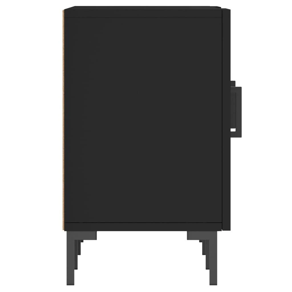 TV staliukas Televizoriaus spintelė, juoda, 150x30x50cm, apdirbta mediena