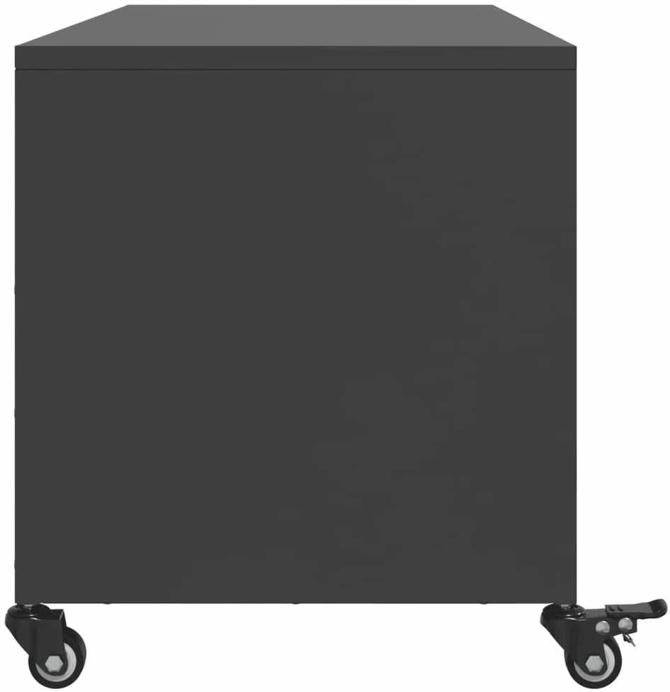 TV staliukas Televizoriaus spintelė, juoda, 100,5x39x43,5cm, plienas