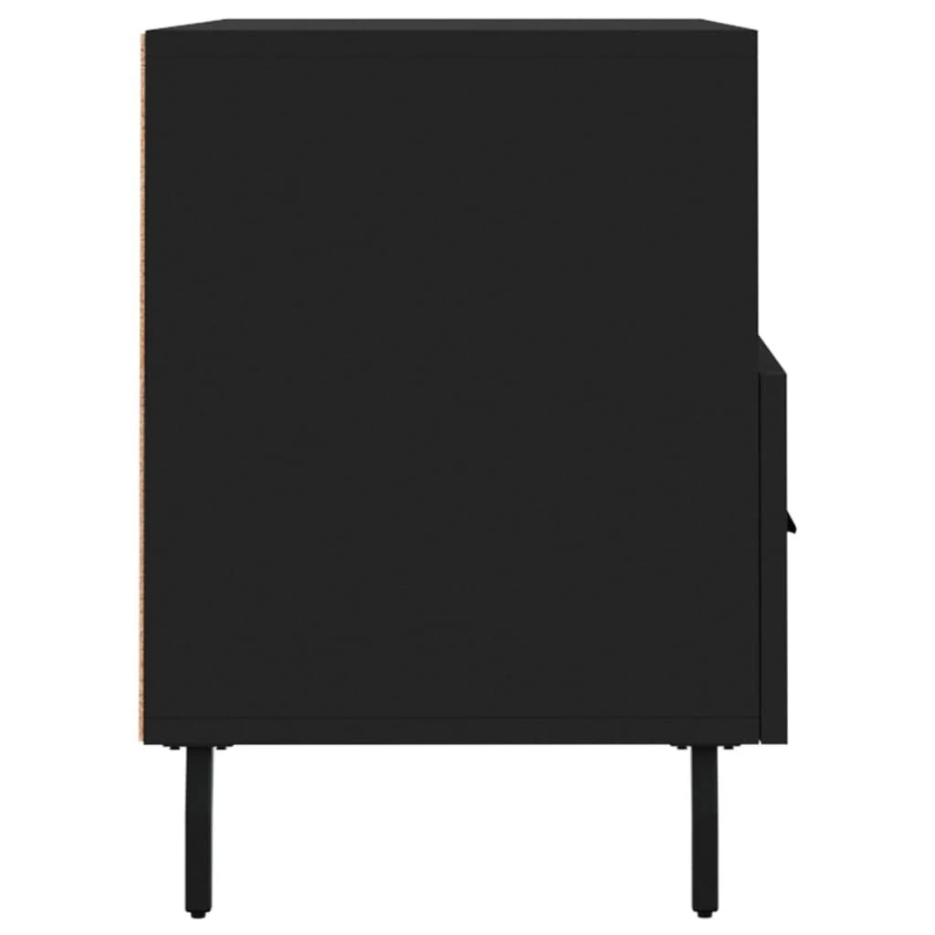TV staliukas Televizoriaus spintelė, juodos spalvos, 80x36x50cm, mediena