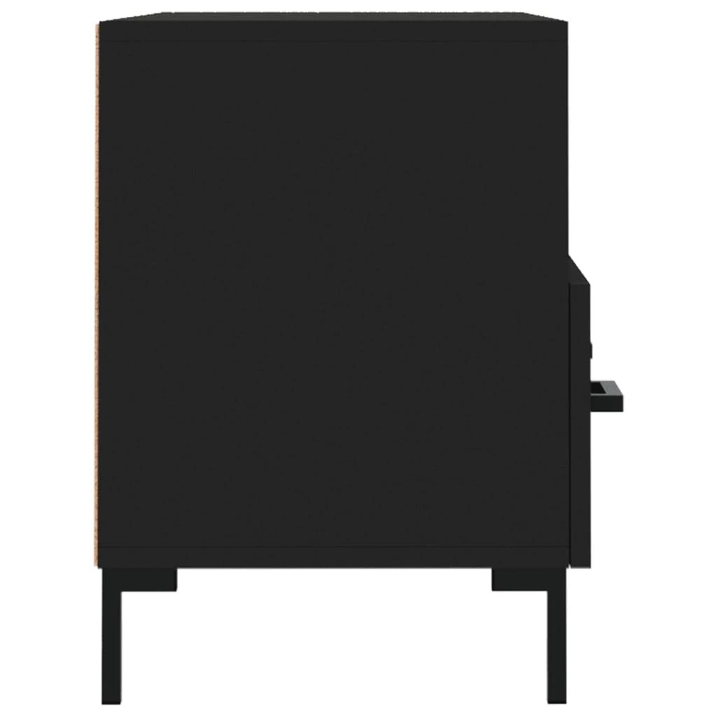 TV staliukas Televizoriaus spintelė, juodos spalvos, 80x36x50cm, mediena