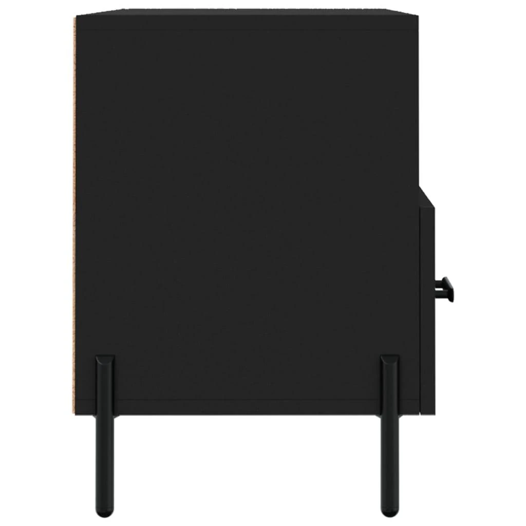 TV staliukas Televizoriaus spintelė, juodos spalvos, 80x36x50cm, mediena