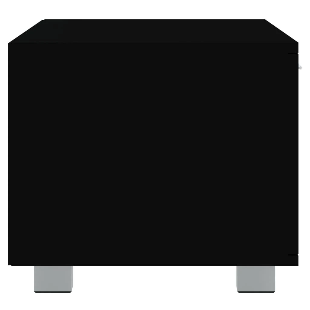 TV staliukas Televizoriaus spintelė, juodos spalvos, 120x40,5x35cm, mediena