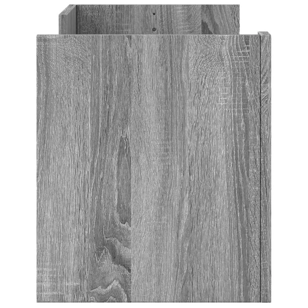 TV staliukas Televizoriaus spintelė, pilka ąžuolo, 100x35x40cm, mediena