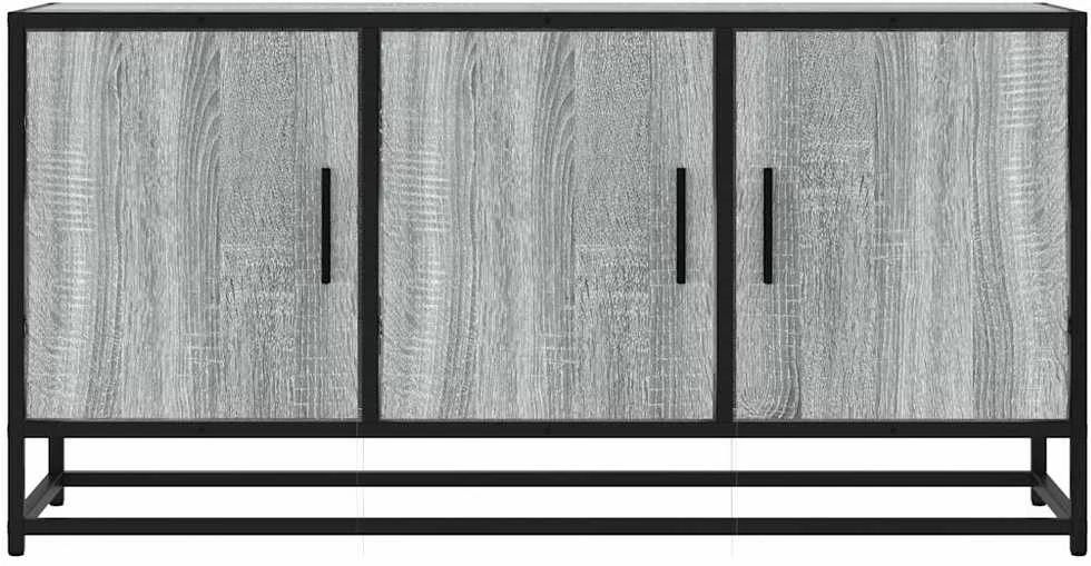TV staliukas Televizoriaus spintelė, pilka, 100x35x50cm, mediena ir metalas