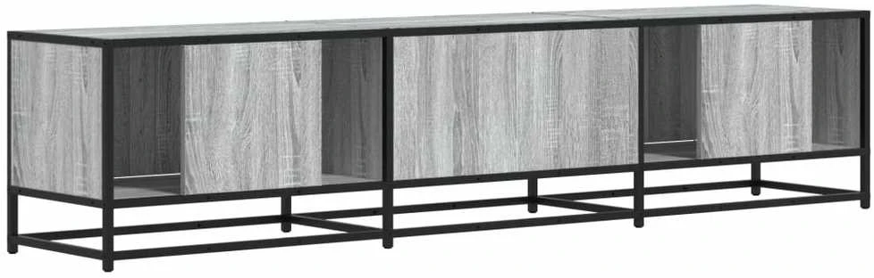 TV staliukas Televizoriaus spintelė, pilka ąžuolo, 180x35x41cm, mediena