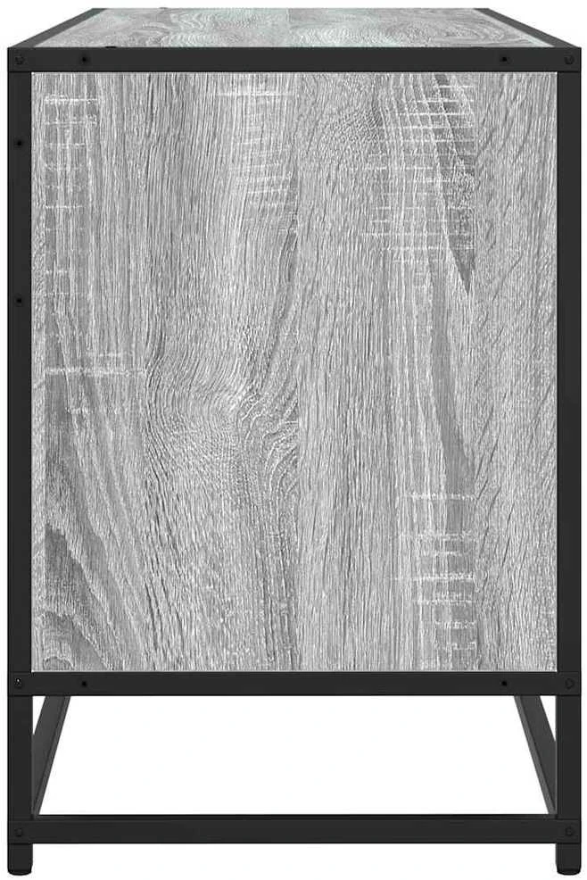 TV staliukas Televizoriaus spintelė, pilka, 100x35x50cm, mediena ir metalas