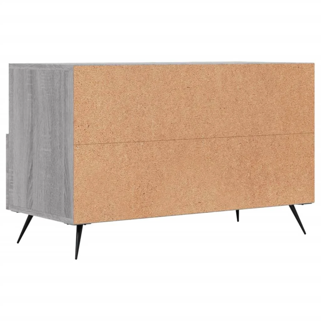 TV staliukas Televizoriaus spintelė, pilka ąžuolo, 80x36x50cm, mediena