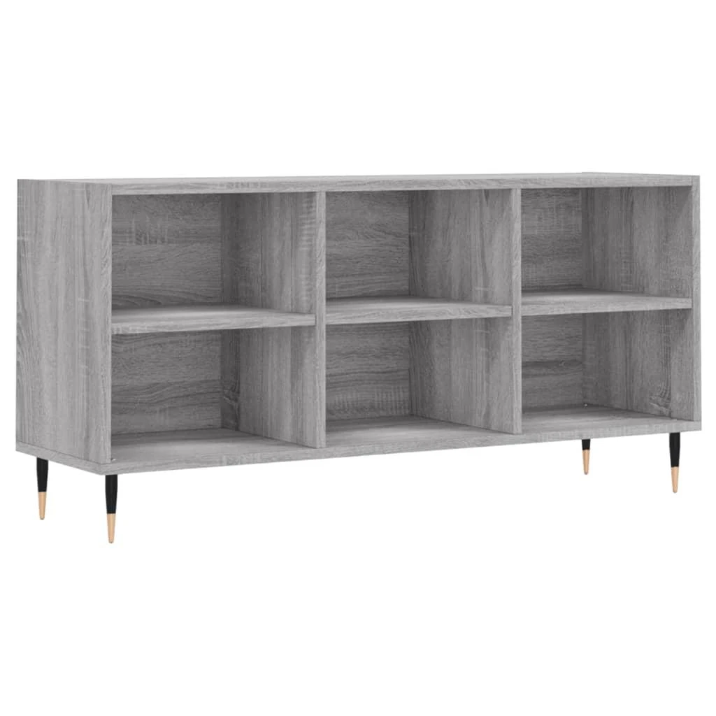 TV staliukas Televizoriaus spintelė, pilka ąžuolo, 103,5x30x50cm, mediena