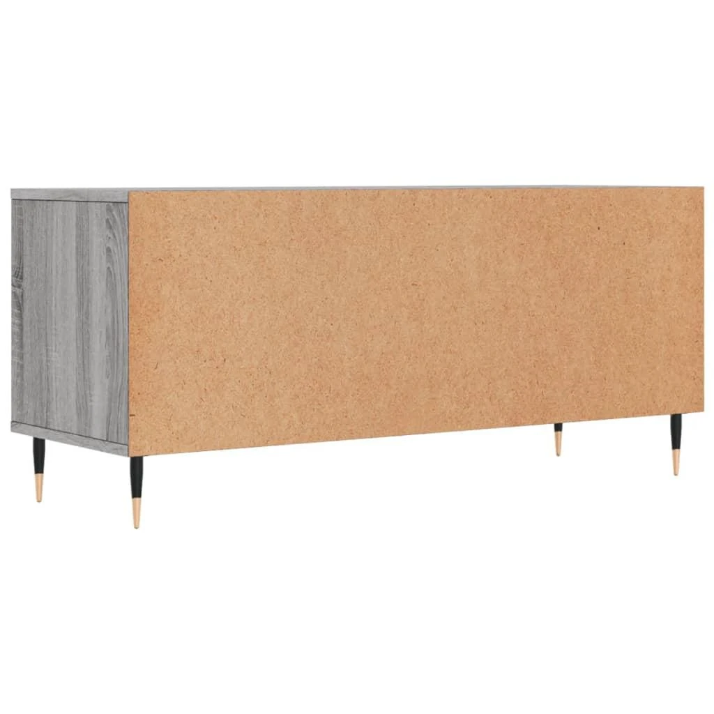 TV staliukas Televizoriaus spintelė, pilka ąžuolo, 100x34,5x44,5cm, mediena