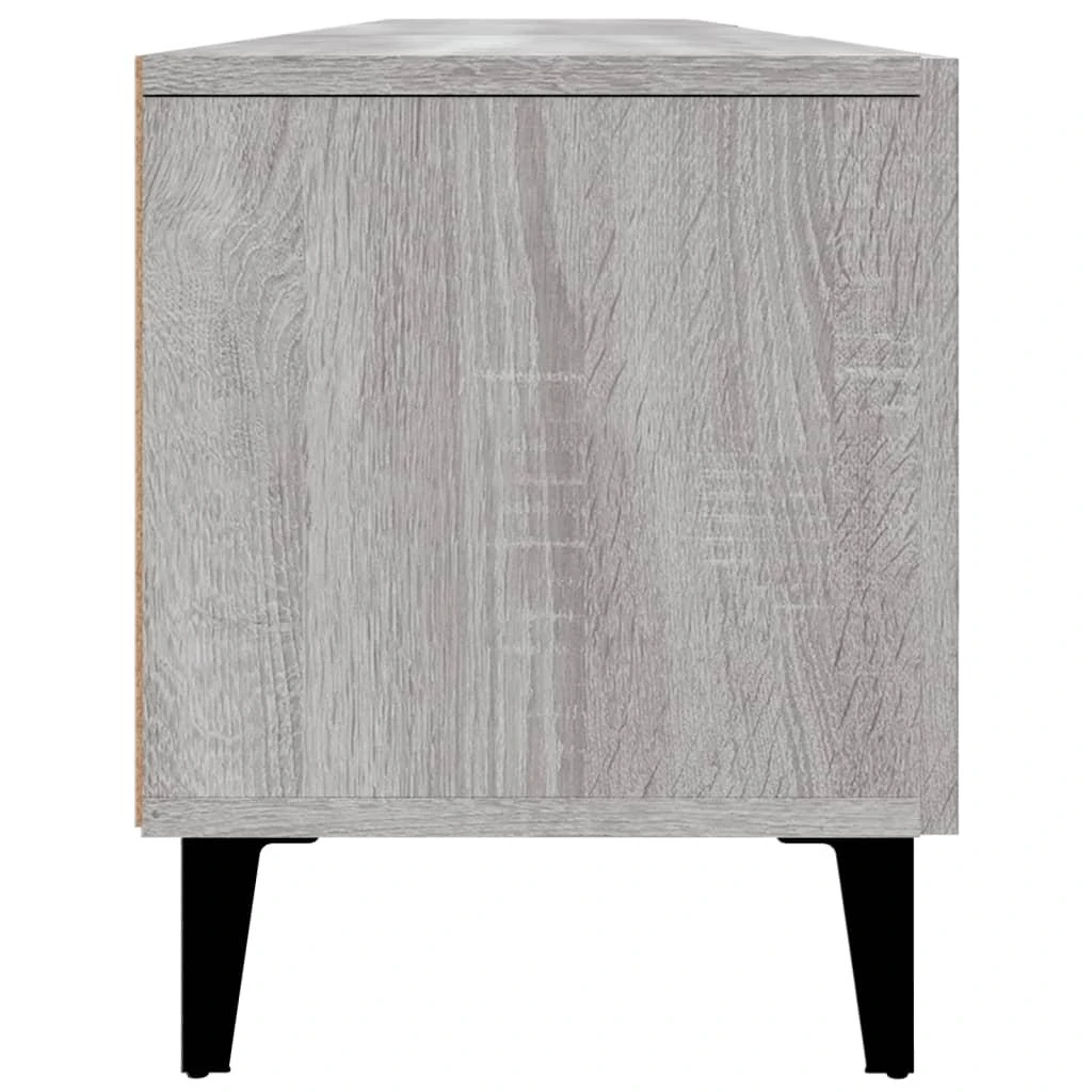 TV staliukas Televizoriaus spintelė, pilka ąžuolo, 180x31,5x40cm, mediena