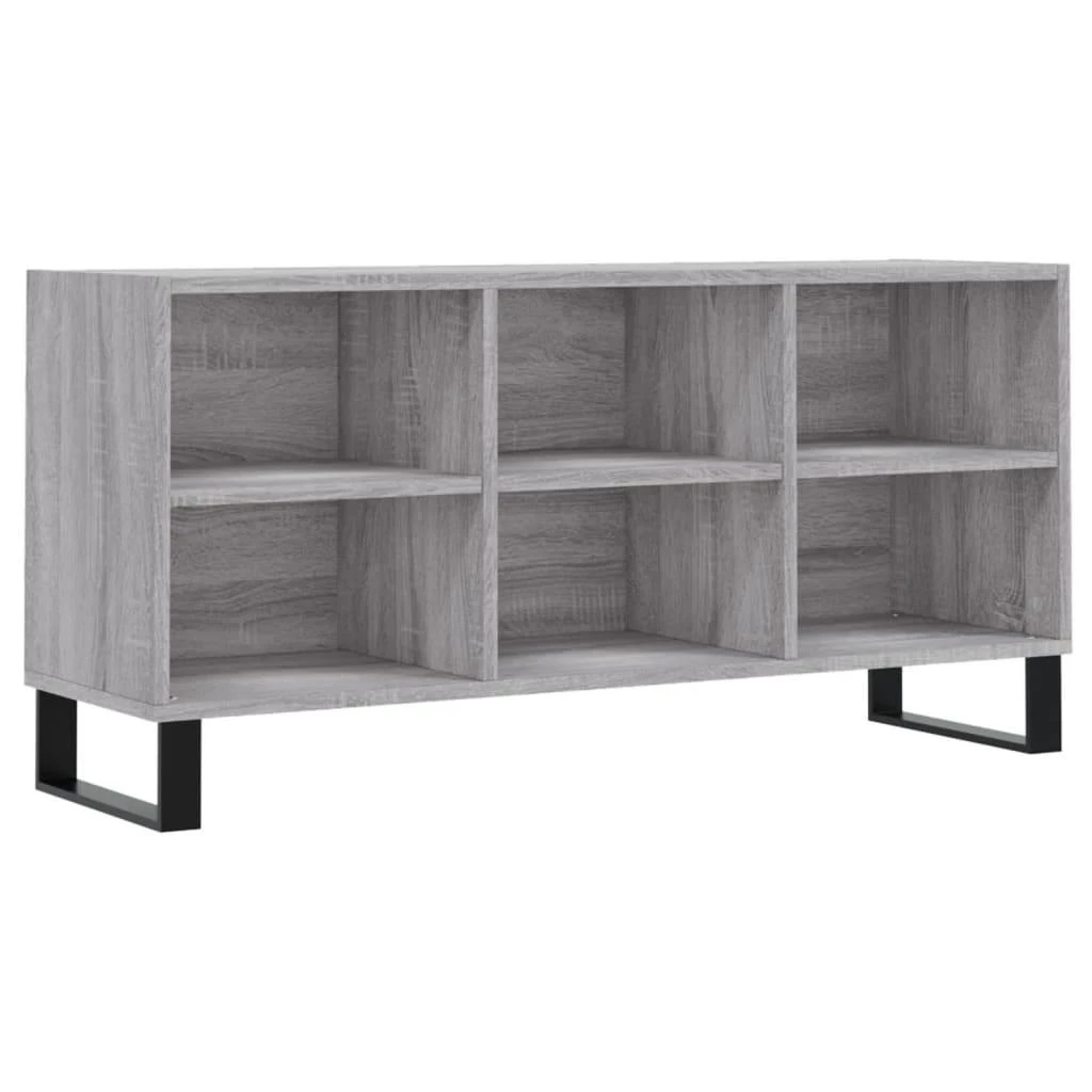 TV staliukas Televizoriaus spintelė, pilka ąžuolo, 103,5x30x50cm, mediena