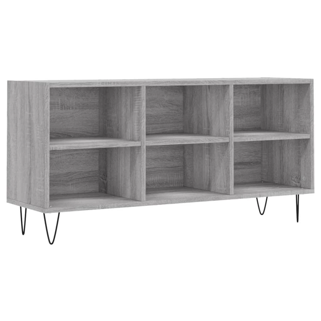 TV staliukas Televizoriaus spintelė, pilka ąžuolo, 103,5x30x50cm, mediena