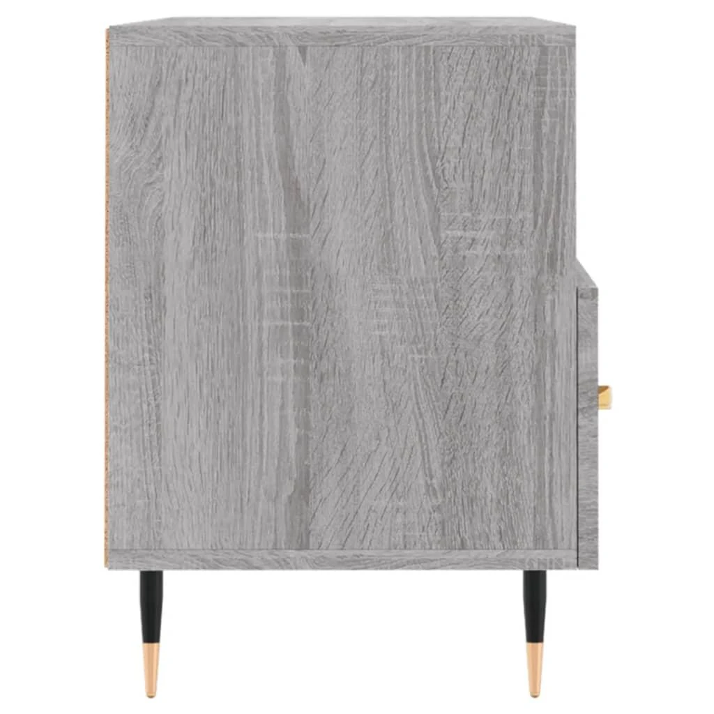 TV staliukas Televizoriaus spintelė, pilka ąžuolo, 80x36x50cm, mediena