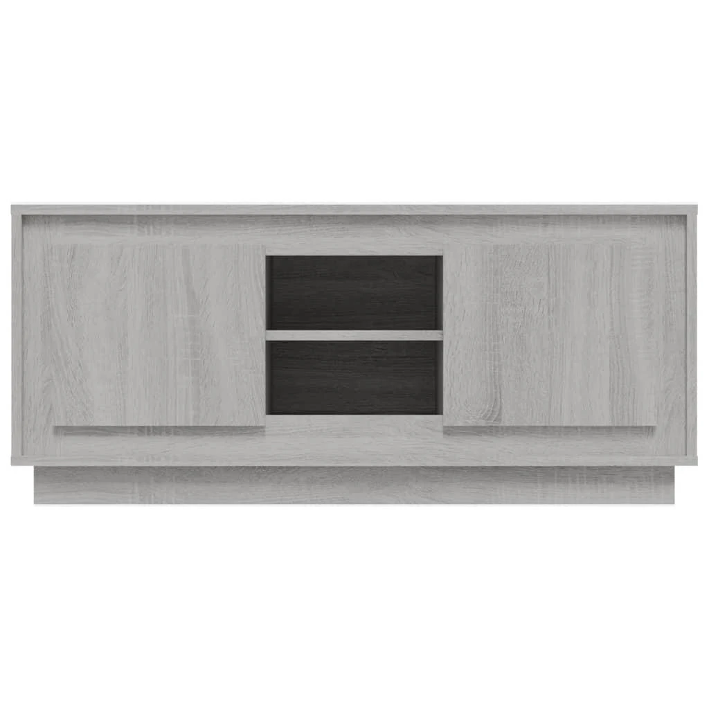 TV staliukas Televizoriaus spintelė, pilka ąžuolo, 102x35x45cm, mediena