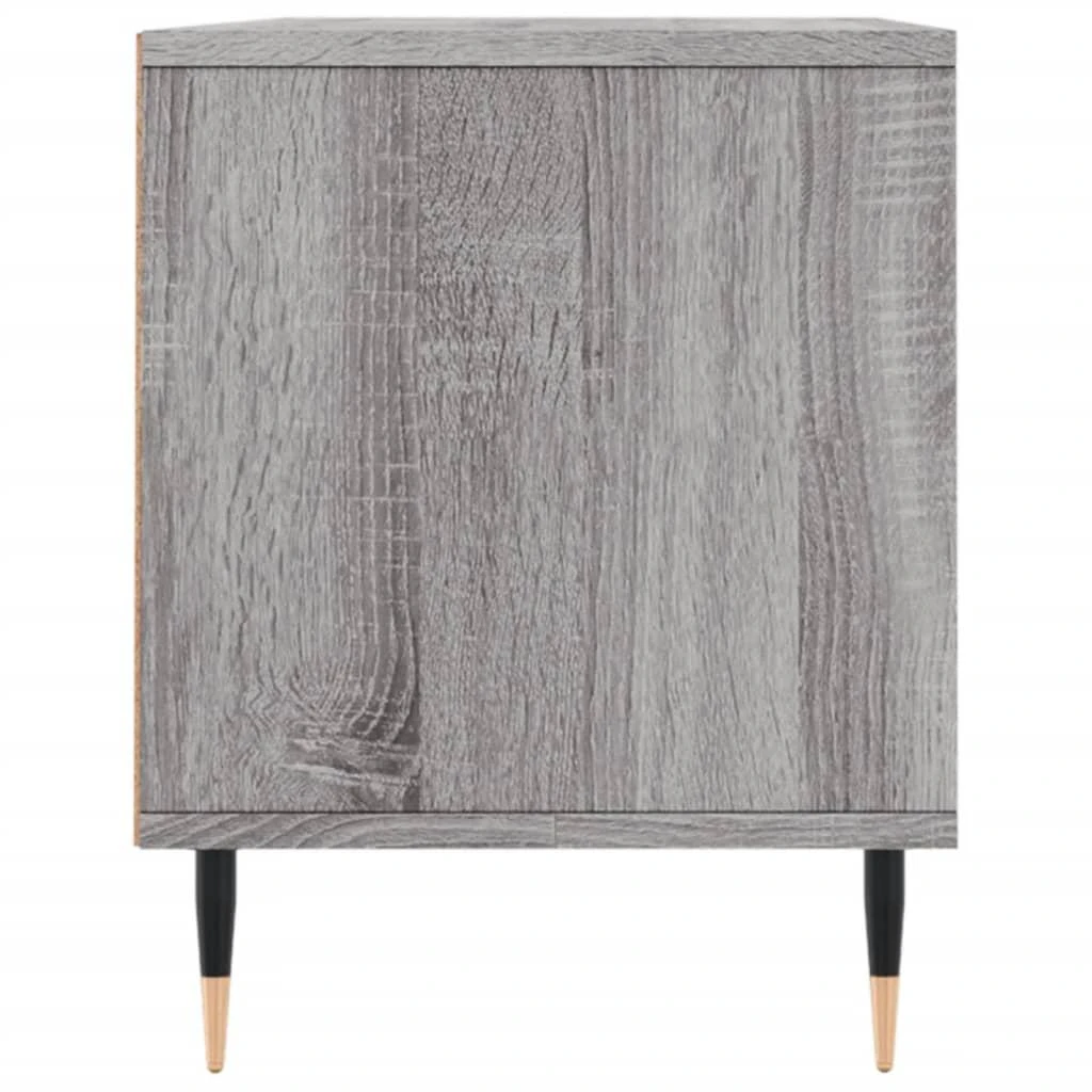 TV staliukas Televizoriaus spintelė, pilka ąžuolo, 100x34,5x44,5cm, mediena
