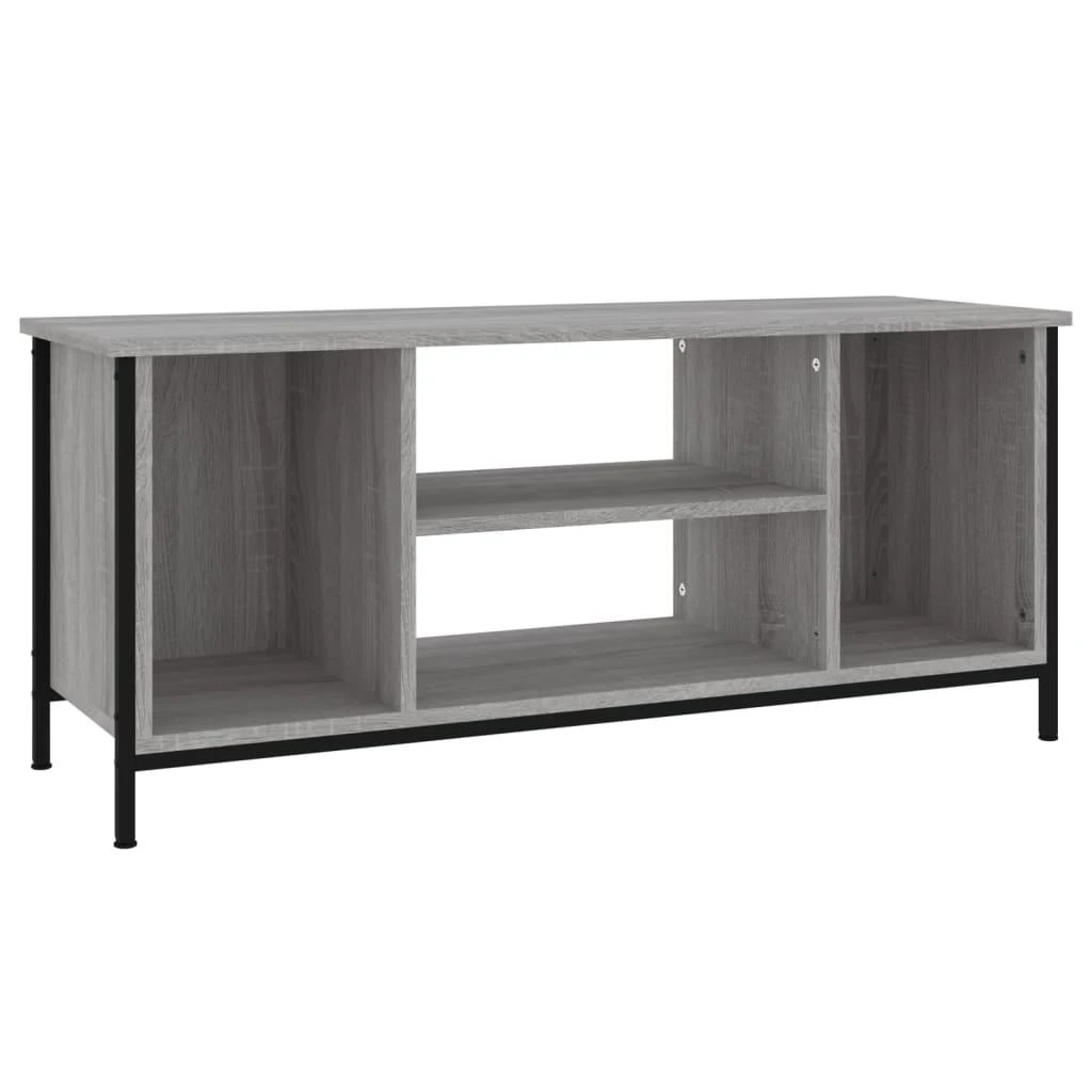 TV staliukas Televizoriaus spintelė, pilka ąžuolo, 102x35x45cm, mediena