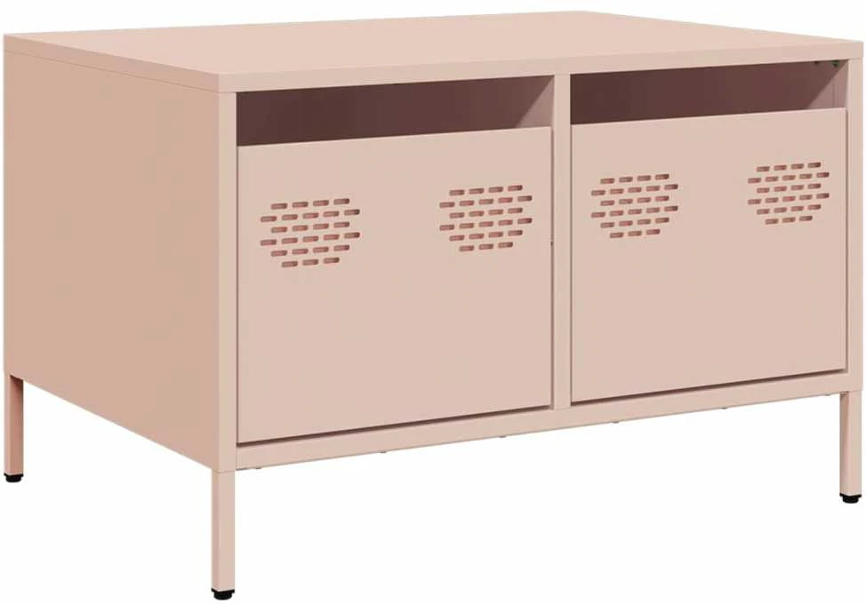 TV staliukas Televizoriaus spintelė, rožinė, 68x50x43,5cm, plienas