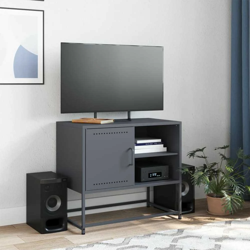 TV staliukas Televizoriaus spintelė, rožinė, 100,5x39x60,5cm, plienas
