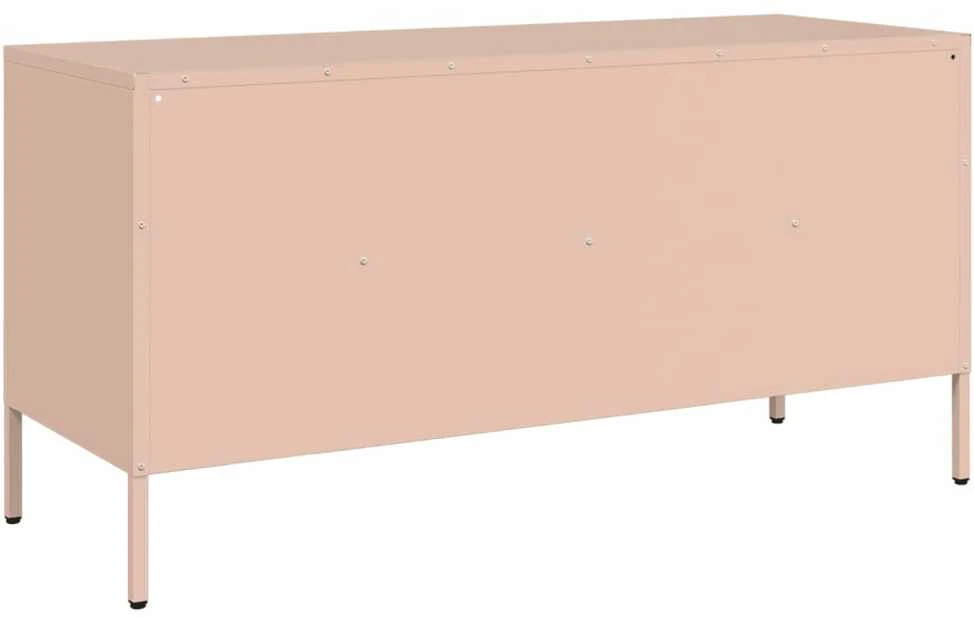 TV staliukas Televizoriaus spintelė, rožinė, 100,5x39x50,5cm, plienas