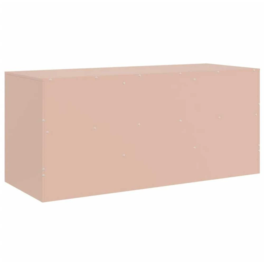 TV staliukas Televizoriaus spintelė, rožinės spalvos, 99x39x44cm, plienas