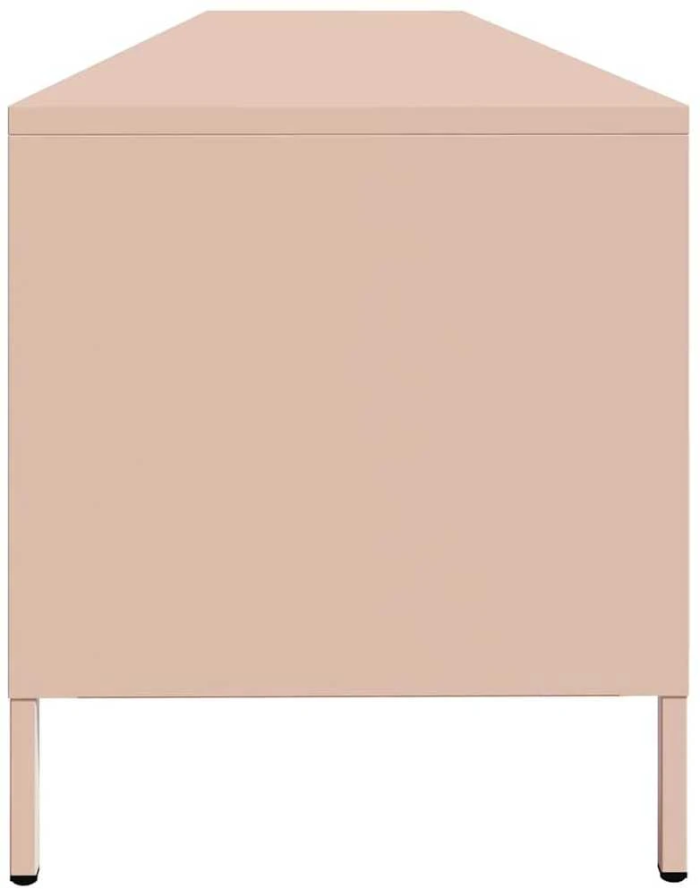 TV staliukas Televizoriaus spintelė, rožinės, 202x39x43,5 cm, plienas