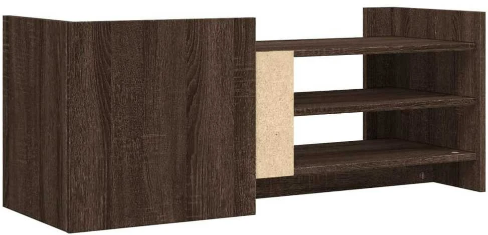 TV staliukas Televizoriaus spintelė, ruda ąžuolo, 100x35x40cm, mediena