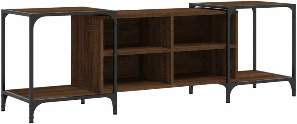 TV staliukas Televizoriaus spintelė, ruda ąžuolo, 153x37x50cm, mediena