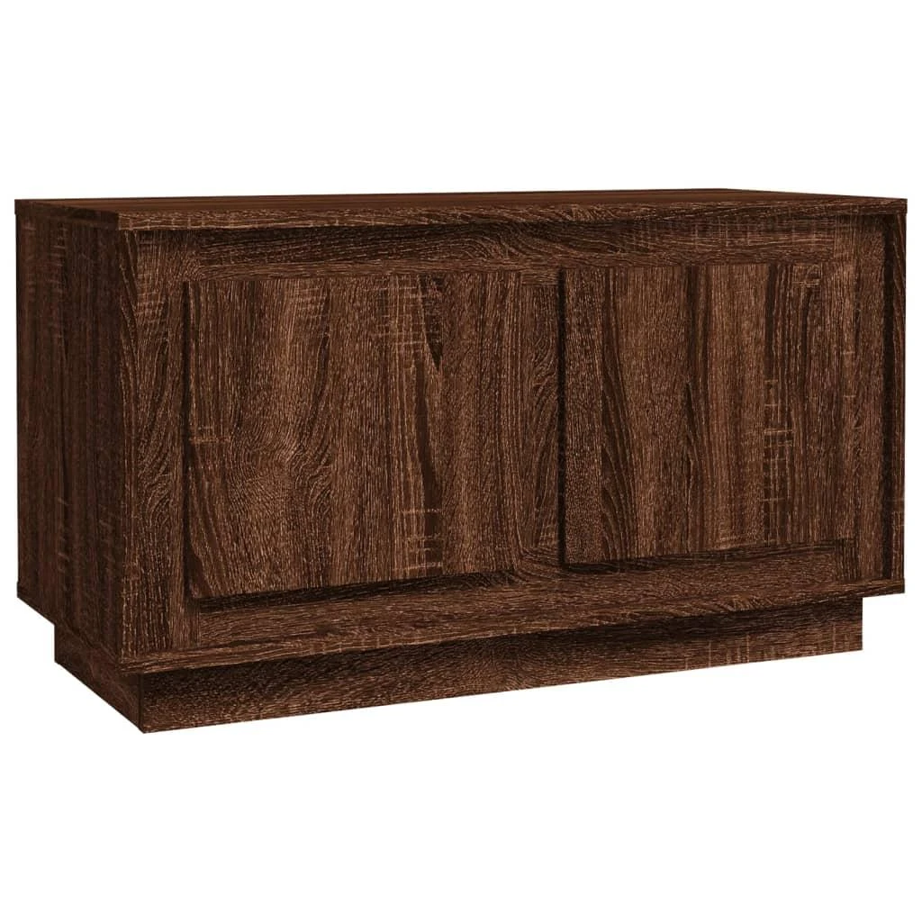 TV staliukas Televizoriaus spintelė, ruda ąžuolo, 80x35x45cm, mediena