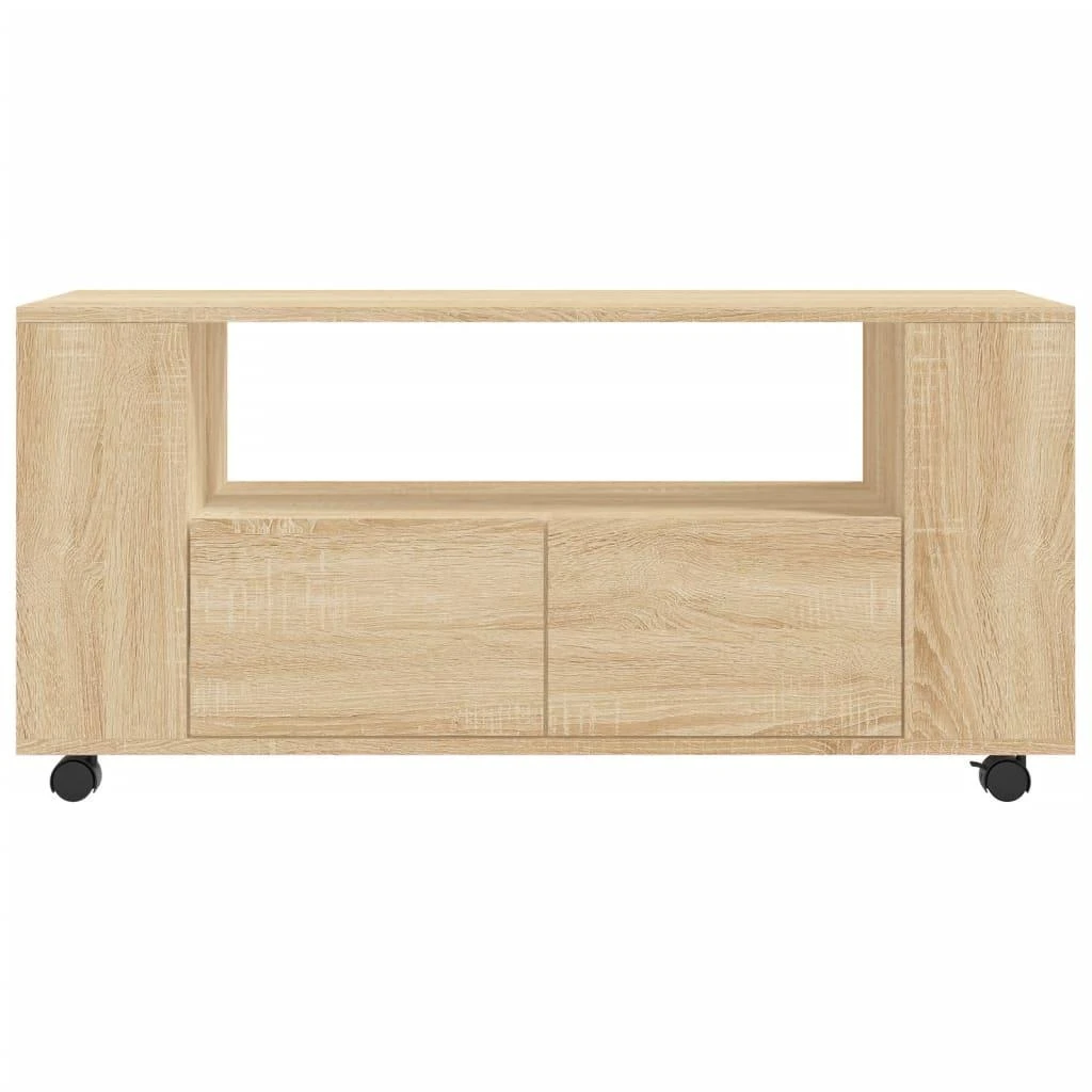 TV staliukas Televizoriaus spintelė, sonoma ąžuolo, 102x34,5x43cm, mediena