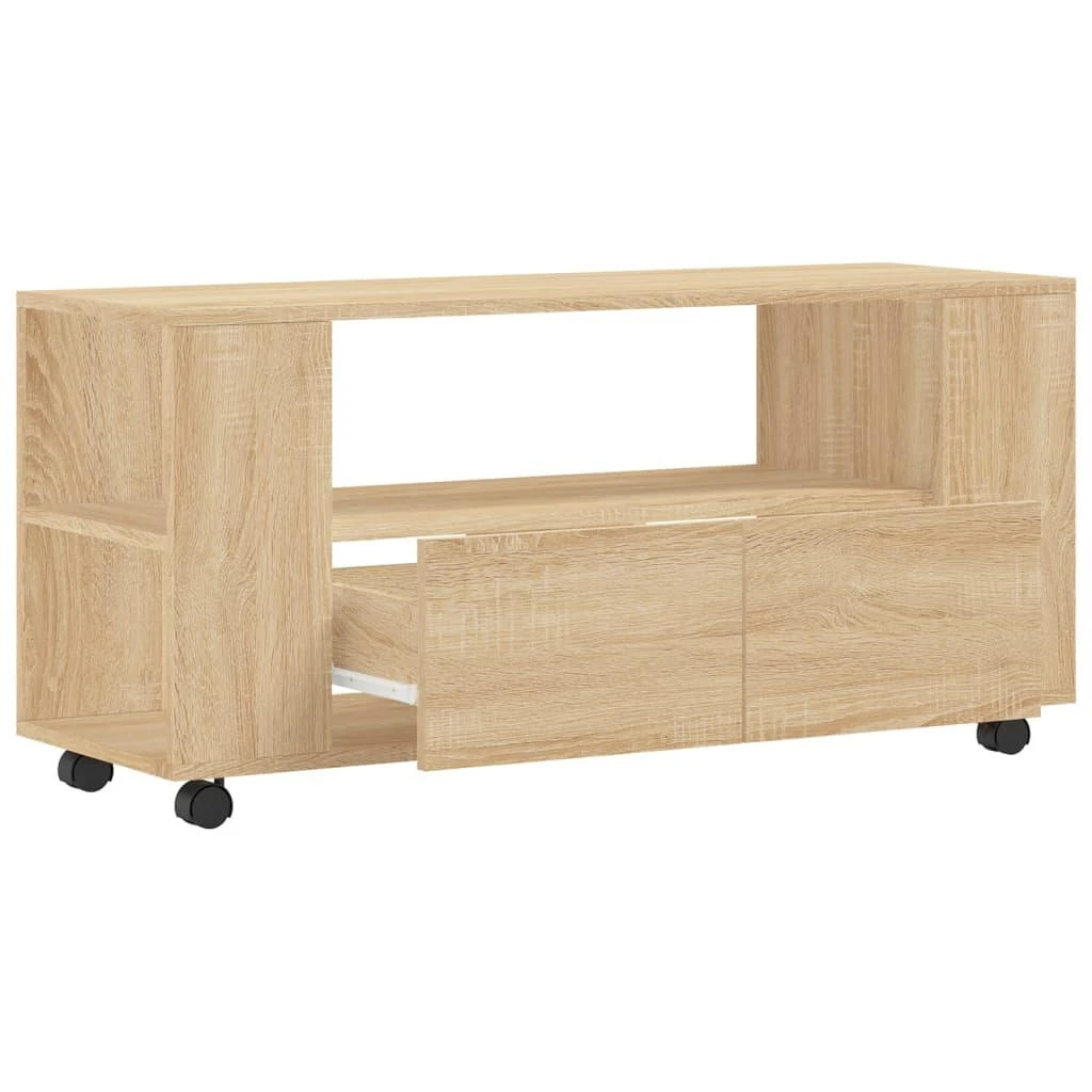 TV staliukas Televizoriaus spintelė, sonoma ąžuolo, 102x34,5x43cm, mediena