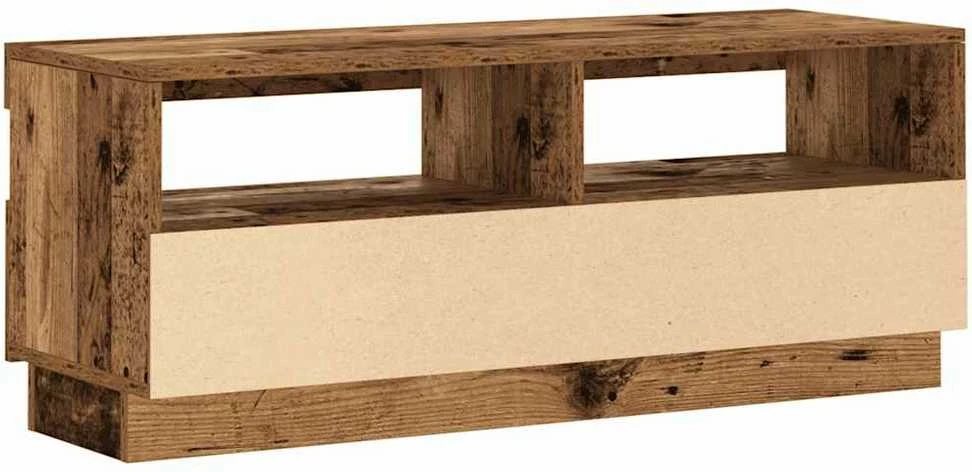 TV staliukas Televizoriaus spintelė su LED, medienos, 100x35x40cm, mediena
