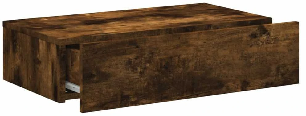 TV staliukas Televizoriaus spintelė su LED lemputėmis, dūminė, 60x35x15,5cm