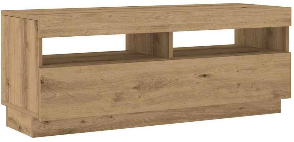 TV staliukas Televizoriaus spintelė su LED, artisano, 100x35x40cm, mediena