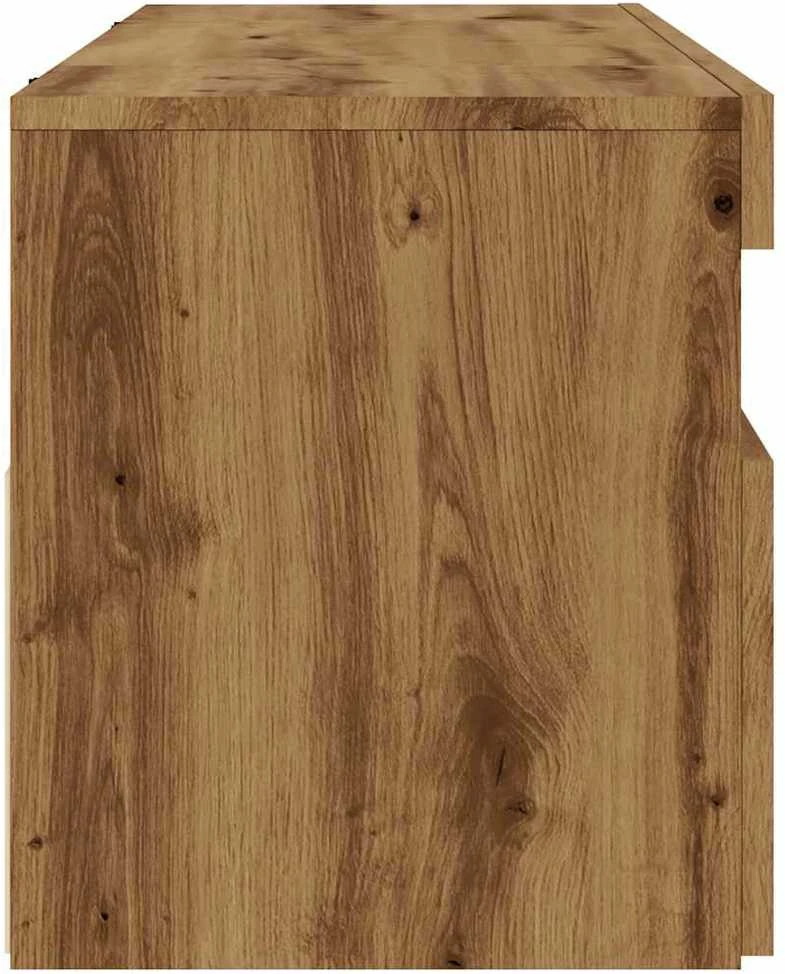 TV staliukas Televizoriaus spintelė su LED, artisano, 120x35x40cm, mediena
