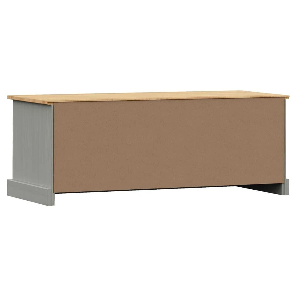 TV staliukas Televizoriaus spintelė VIGO, pilka, 106x40x40cm, pušies masyvas