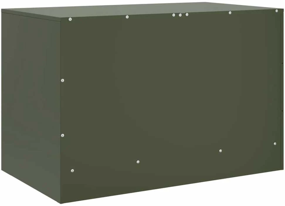 TV staliukas Televizoriaus spintelės, 2vnt., alyvuogių, 67x39x44cm, plienas