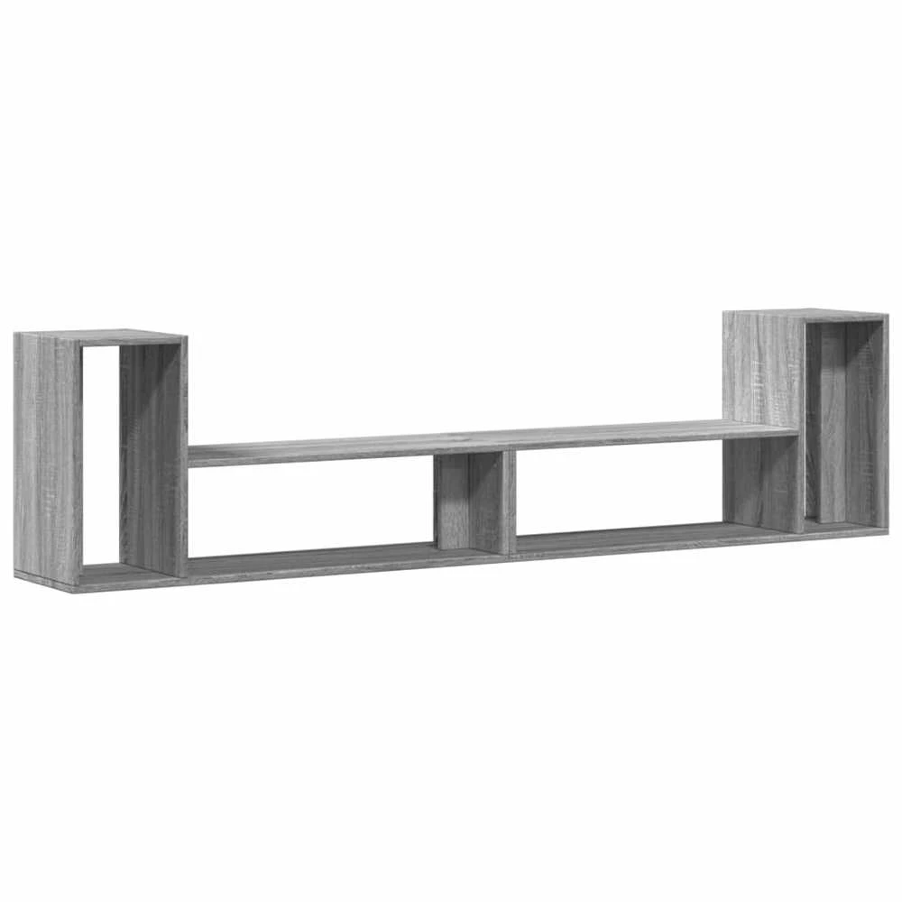 TV staliukas Televizoriaus spintelės, 2vnt., pilkos ąžuolo, 100x30x50cm, MDP