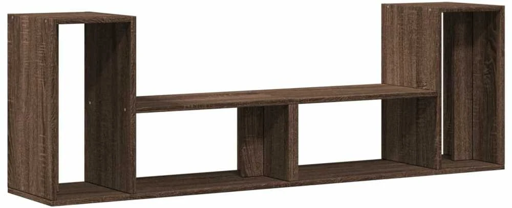 TV staliukas Televizoriaus spintelės, 2vnt., rudos ąžuolo, 75x30x50cm, MDP
